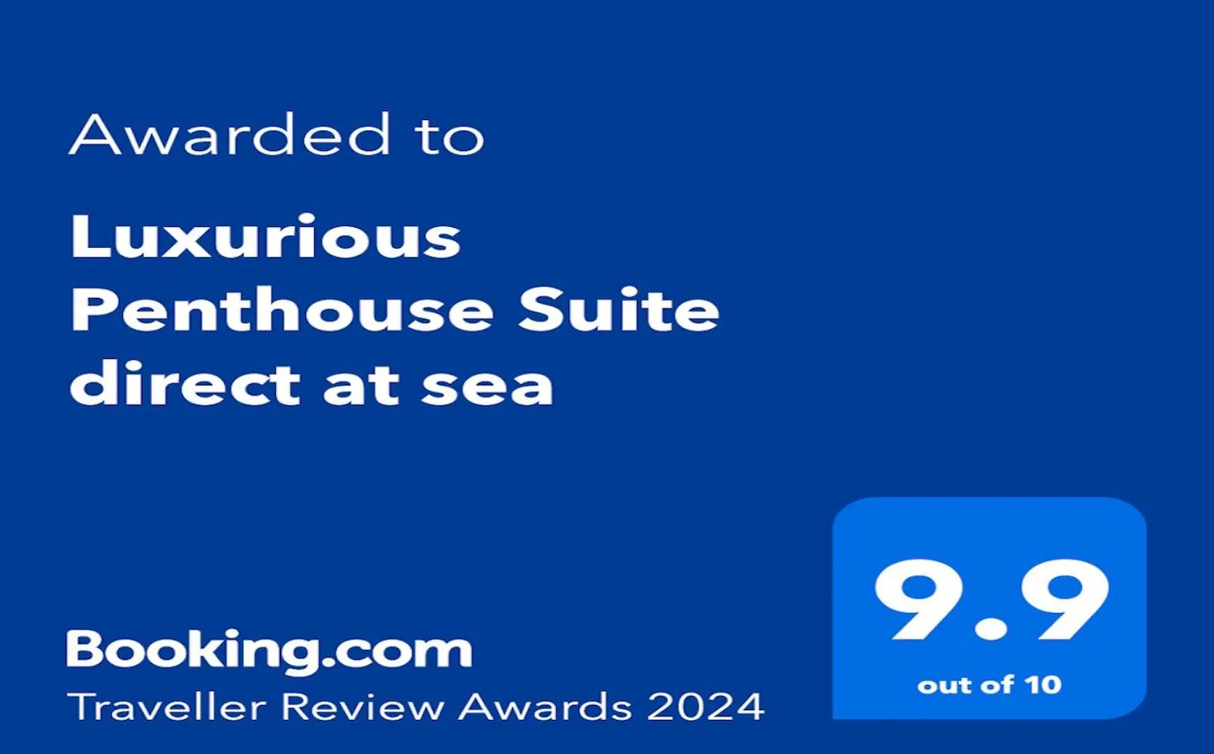 Appartement Luxurious Penthouse Suite direct at sea Caniço
